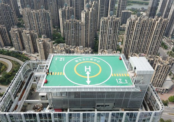 高架直升機停機坪構(gòu)筑城市安全新高度
